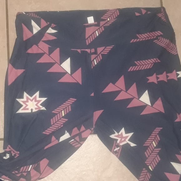 Leggings LulaRoe Vintage TC Bold Stripes - BNWT, Motifs Rayures Et Pois Colorés, Taille Tall & Curvy